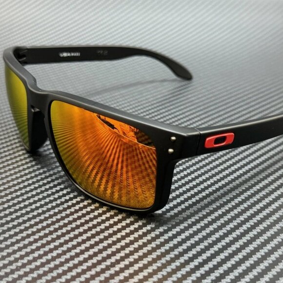 OAKLEY Matte Black Prizm Ruby Men's 59 mm Sunglasses - Picture 1 of 5